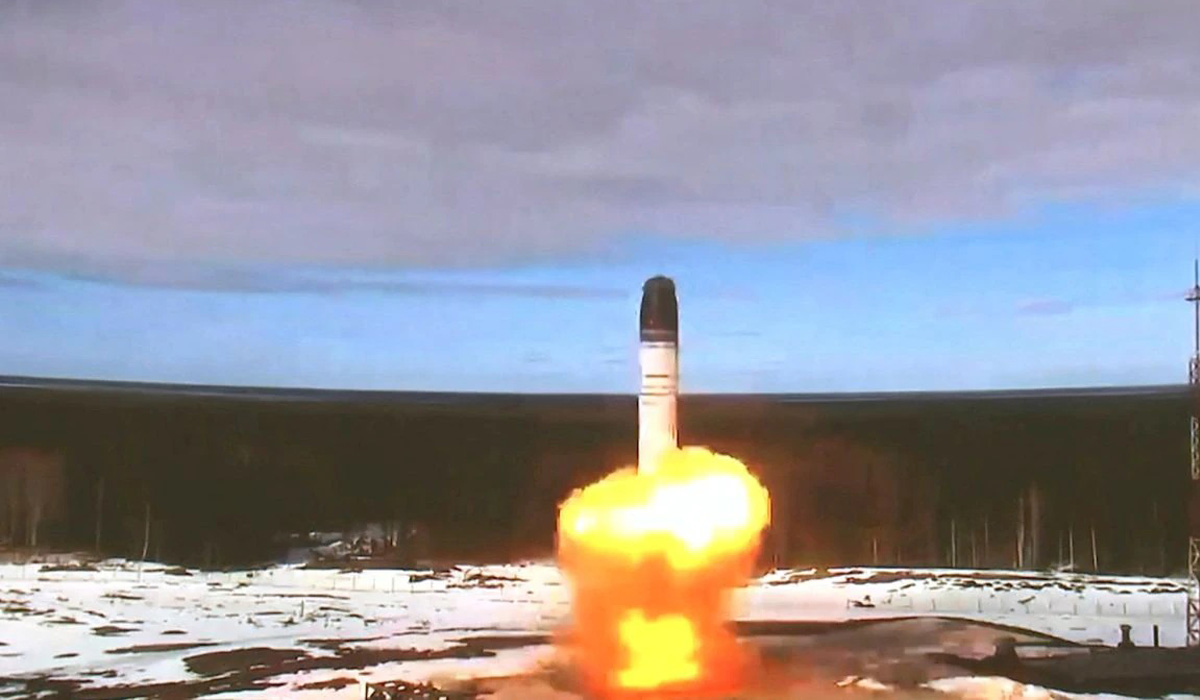 The Sarmat intercontinental ballistic missile